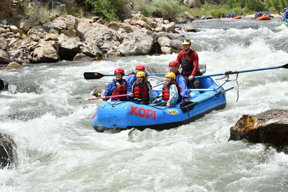 beginner rafting trip